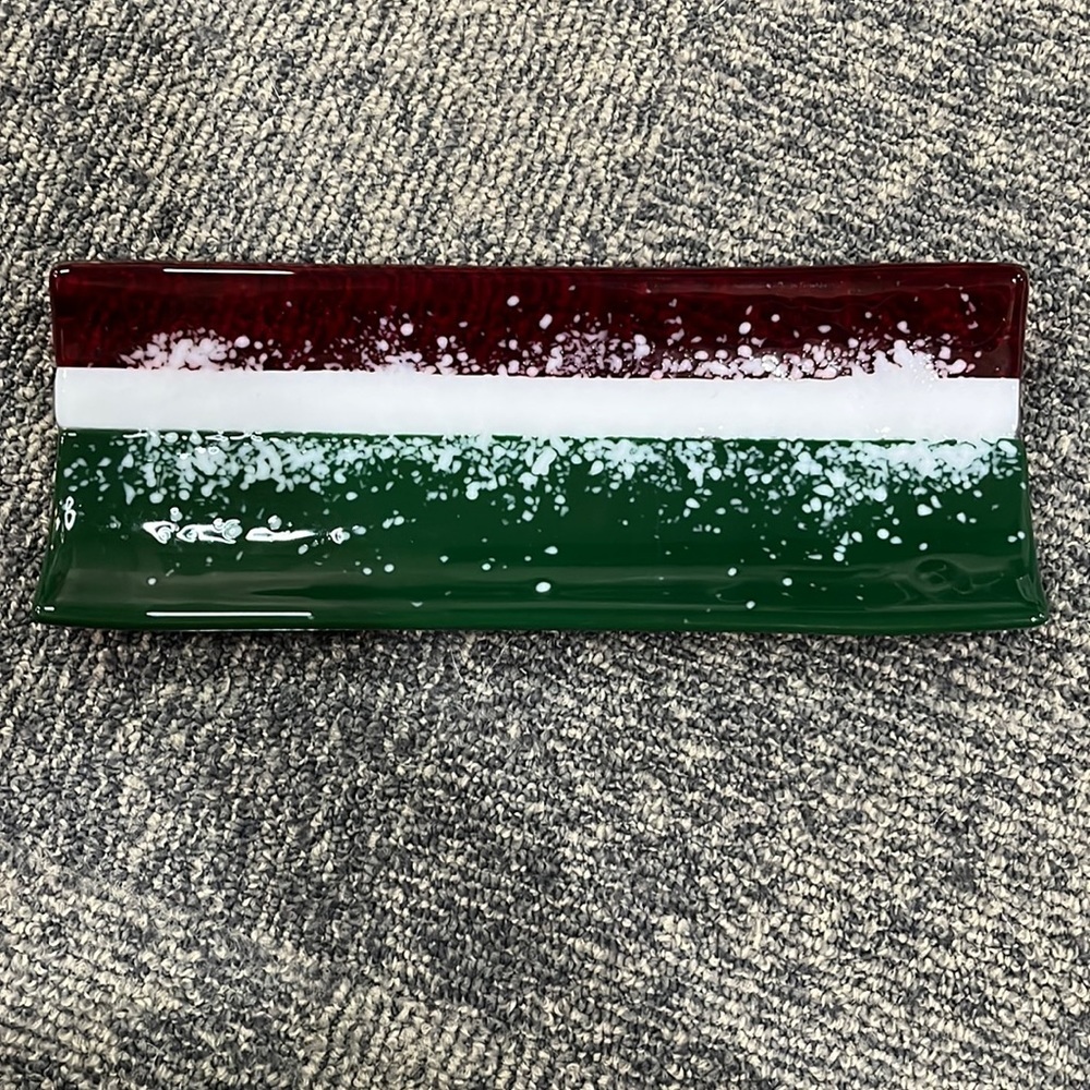 Locally made glass tray